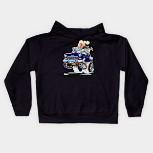 HIGH FIVE'n 1955 Blue Kids Hoodie